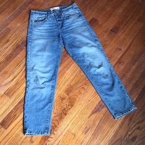 Garage, high-waisted mom jeans